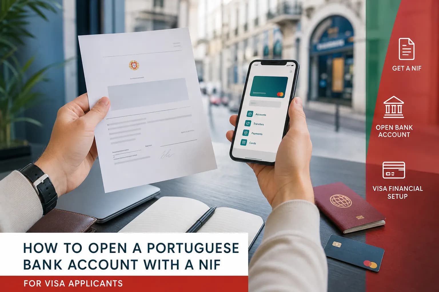 Opening a Portuguese bank account with NIF for visa applicants